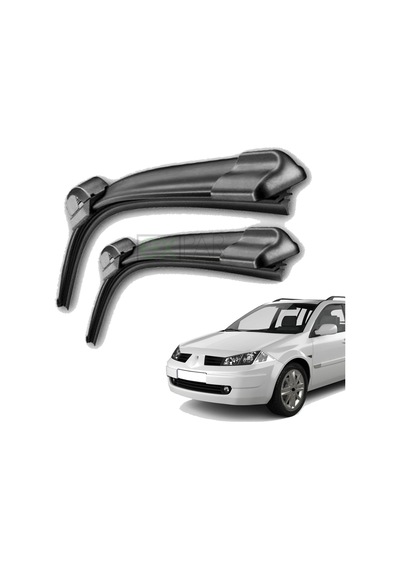Renault Megane 2 Ön Cam Silecek Süpürgesi Takımı 2006 - 2009 Megane Makyajlı Kasa Ön Silecek