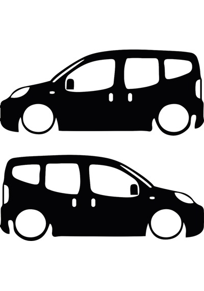 Citroen Nemo Sticker Citroen Sticker Nemo Gölge Oto Sticker