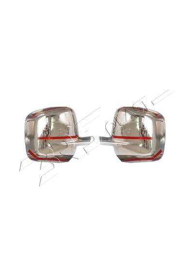 Peugeot Bipper Uyumlu 2008 Ve Üzeri Ayna Kapağı 2 Parça Abs Krom Kaplama