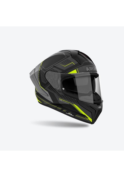Aıroh Matryx Rocket Kask Siyah Sarı