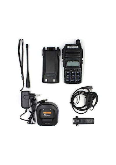 Baofeng Uv-82 El Telsizi 8w 2800mah Type-c Batarya Kulaklık