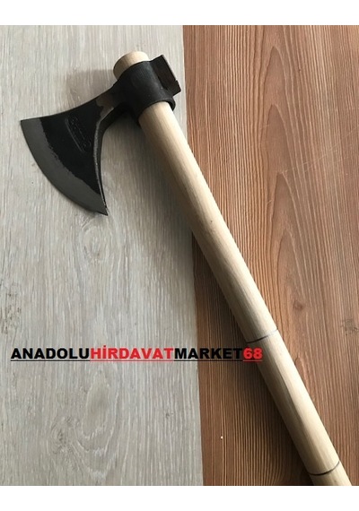 Dövme Çelik Balta Nacak Orta Boy Saplı 600 Gr
