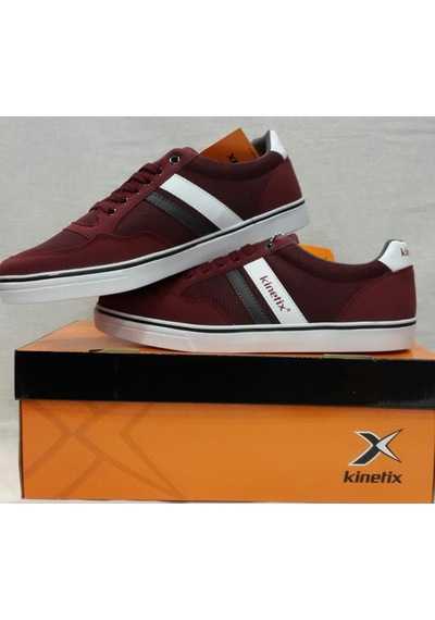 Kinetix Pontech M Bordo Açık Gri Beyaz Erkek Sneaker Bordo