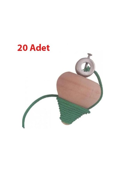 Boyanabilir Ağaç Topaç 20 Adet
