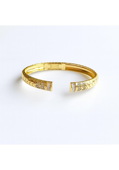 Çelik Taşlı Bileklik Gold 89146604