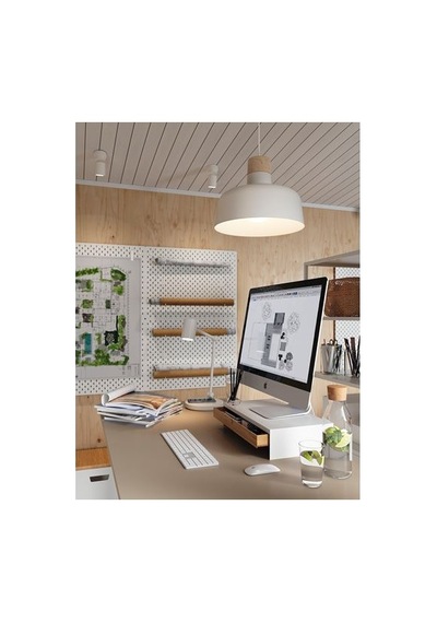 Ikea Bunkeflo Sarkıt Lamba, Beyaz-huş, 36 Cm