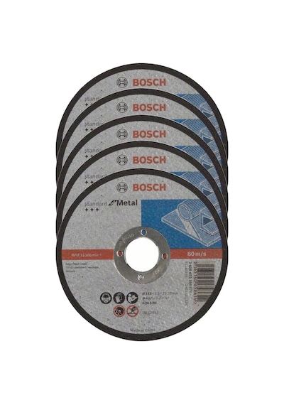 Bosch Standard Seri Düz Metal Kesme Diski Taş - 115 2.5 MM