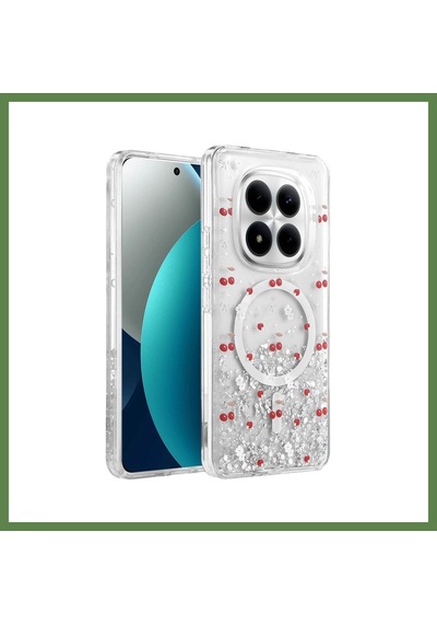 Bezos Onegif Redmi Note 15 4g Uyumlu Misk Simli Magsafe Kapak - Desen 5 Hb006