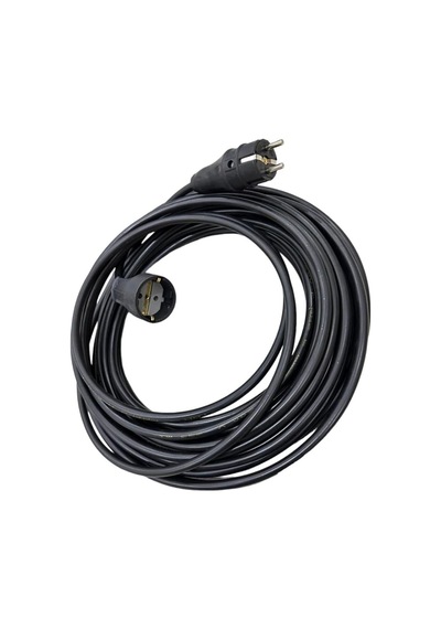 20 Metre 3x1.5 Mm Cca Ttr Tekli Siyah Renk Kauçuk Seyyar Elektrik Kablosu 1