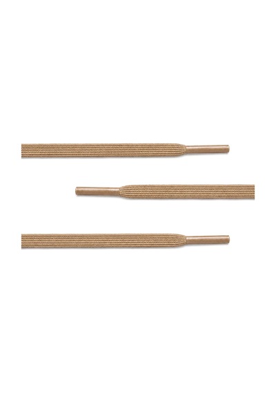 Hapshoe 90 Cm Elastik Lastikli 8 Mm Bej Ayakkabı Bağcığı
