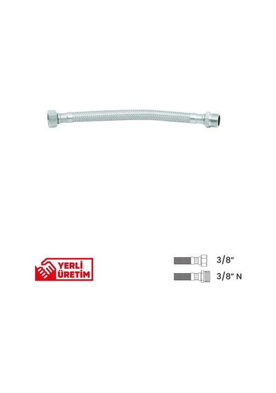 Bağlantı Ve Batarya Hortumu - 3/8 N İnç 30 Cm
