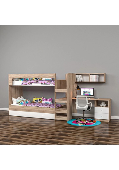 Opsiyon Genç Odası Takımı Mdf Antrasit Opsiyon Genç Odası Takımı Mdf Antrasit