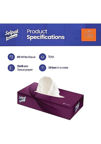 Professional Extra Kutu Mendil, 80 Yaprak