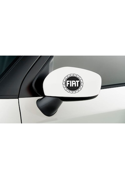 Fiat Oto Araba Yan Aynalar Için 2 Adet Sticker Set