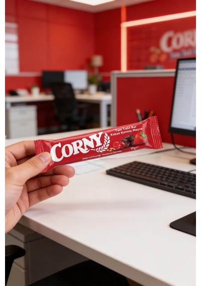 Corny Tahıl Bar Kakao Ve Kırmızı Meyve X 12 Adet