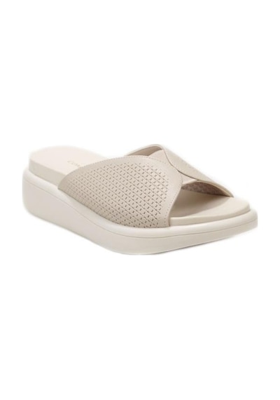 Papuçcity Comfortly 03527 Kadın Ortopedik Günlük Terlik Krem