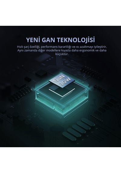 Aukey Pa-b1l-bk 30w Omnia Iı Mini Gan Type-c Pd Destekli Şarj Adaptörü - Siyah