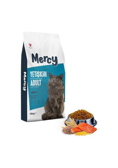Mercy Somonlu Yetişkin Kedi Maması 10 KG