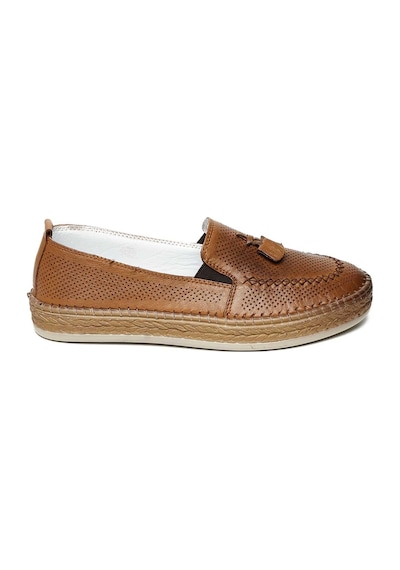 Bestello Püsküllü Poli Taban Casual 020-050 Kadın Ayakkabı Taba