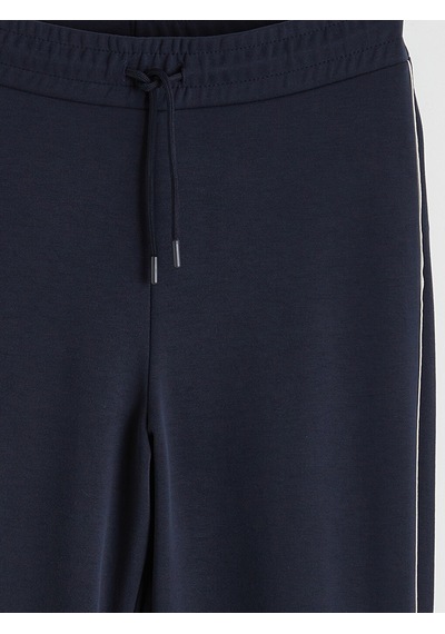 Lcw Comfort Lacivert Beli Lastikli Geniş Paça Kadın Eşofman Altı