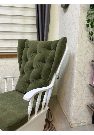 Asedia Mama Puflu Lake Yeşil Minderli Sallanan Emzirme Koltuğu