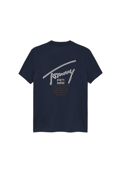 Tommy Jeans Erkek Tişört-dm0dm22320-12253 Mavi