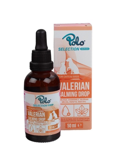 Polo Valerian Sakinleştirici Kedi Köpek Tüy Sağlığı Damla 50 Ml
