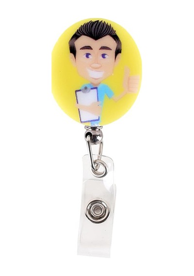 Doktor Temalı Yoyo Yaka Kartlığı