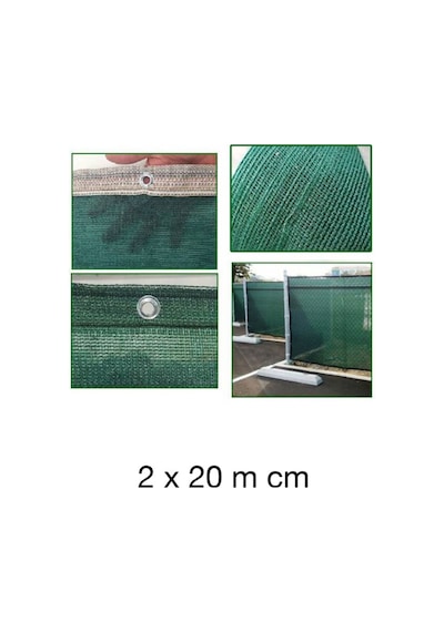 Abkplastik Yeşil %95 Gölgelik File Kolon + Kuşgözü