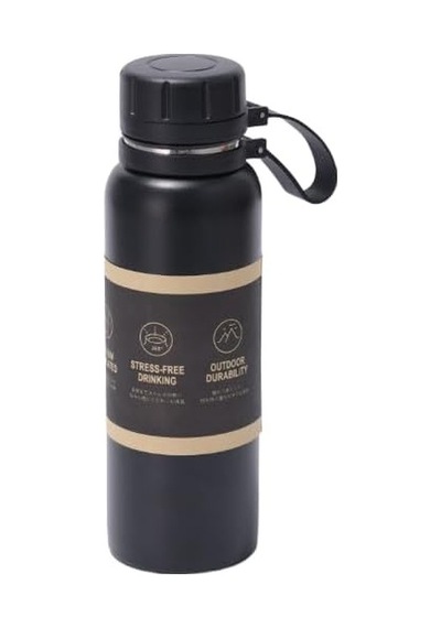 Çelik İçli Termos 850 Ml Siyah Skm004 Açık Beyaz