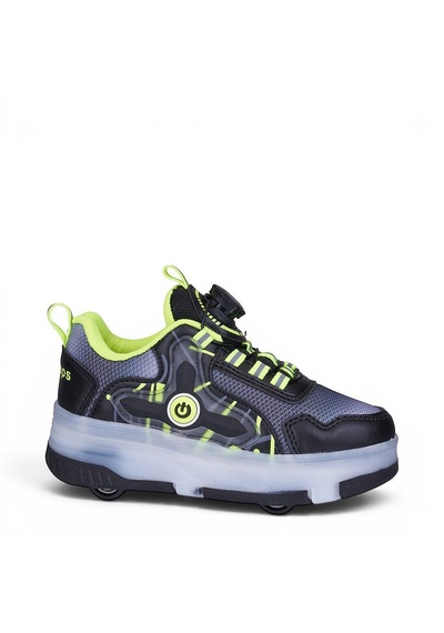 Awm Ndrops Ortopedik Çocuk Işıklı Tekerlekli Sneaker Siyah - Sarı