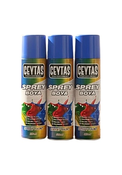 Mavi Sprey Boya 200 Ml Renkli