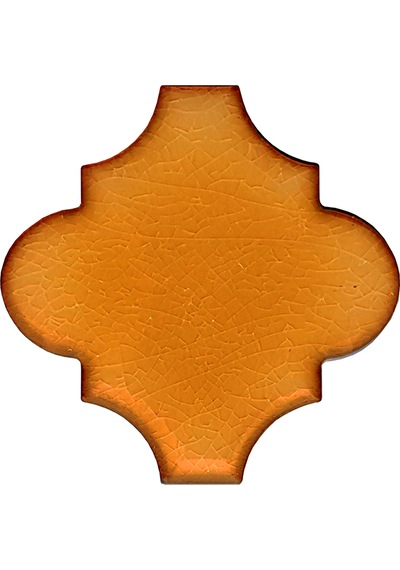 Armada Çini 12x12 Ottoman Düz Arabesk Karamel Çini Karo Seramik