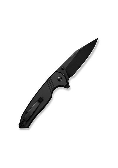 Sencut Selkyris Black Aluminum Handle Black D2 Blade Kamp Çakı Siyah