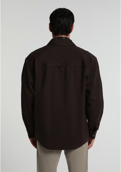 Colin's Colins Relaxed Fit Erkek Kahverengi Shacket Cl1082298 Q1.v1 Brw