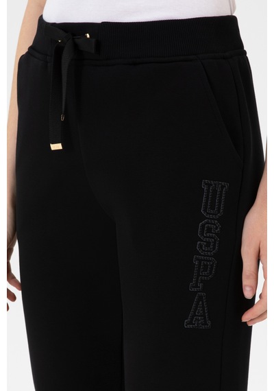 U.S. Polo Assn. Kadın Siyah Şardonlu Eşofman Altı 50313583-VR046