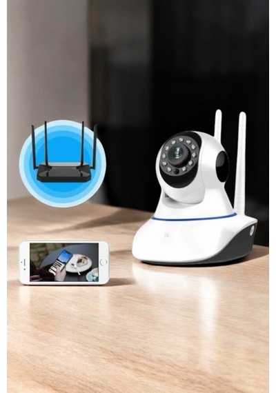 Ev Kamerası Wifi Kamerası Video Kayıt Çift Yönlü Hareket Sensörü Bebek Renkli