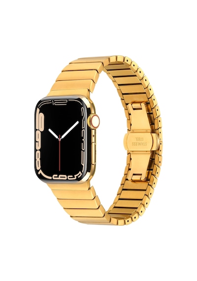 Watch 7 45mm Kordon Uyumlu Krd-79 Metal Strap Kayış Mkst- Gümüş