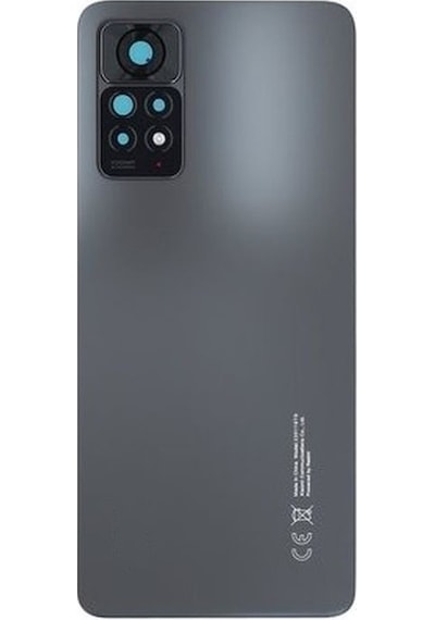 Redmi Note 11 Pro 4g Uyumlu Arka Pil Batarya Kapağı Kamera Lensli - Siyah