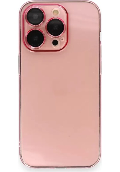 Newface Apple Uyumlu iPad iPhone 13 Pro Max Kılıf Armada Lensli Kapak - Rose Gold Pembe