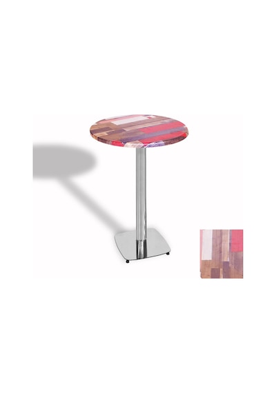Bistro Masa Tokyo Kromnikel - Werzalit, Wermodin Ve Allzalit Tabla 60 Cm Çap - Redwood Çok Renkli Bistro Masa Tokyo Kromnikel - Werzalit, Wermodin Ve Allzalit Tabla 60 Cm Çap - Redwood Çok Renkli