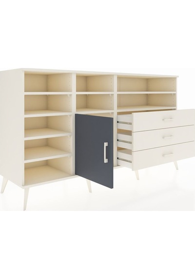 Hyperion Konsol 8 Raflı 3 Çekmeceli Tek Kapaklı 176x44x99 Aytaşı Aytaşı-antrasit/aytaşı Hyperion Konsol 8 Raflı 3 Çekmeceli Tek Kapaklı 176x44x99 Aytaşı Aytaşı-antrasit/aytaşı