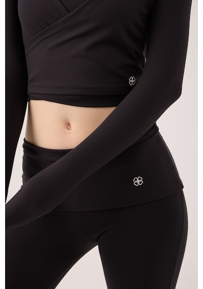 Holly Lolly Bağlamalı Crop Kesim Ellen Bolero Siyah