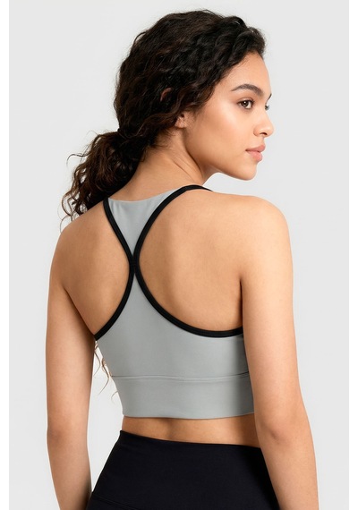 Tommy Life Taş Standart Fit Baskılı Sırt Detaylı Kadın Spor Büstiyer - 97300
