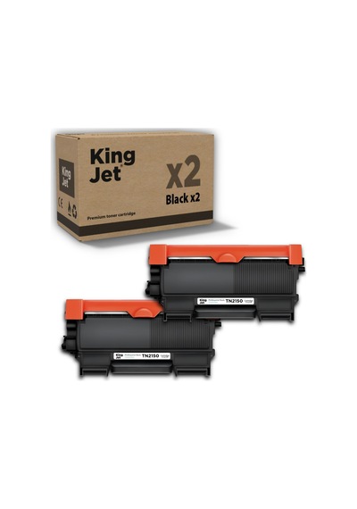 Kingjet Brother Uyumlu Tn-2150 Standart Kapasiteli 2'li Paket Uyumlu  Toner Mfc-7320w