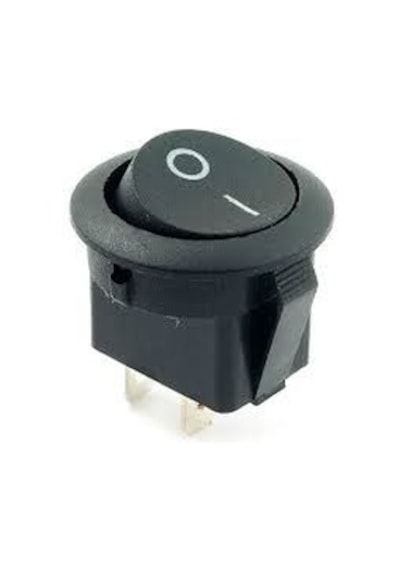 Yuvarlak Işıksız Anahtar- 20Mm 4 Pın
