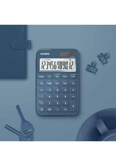Casio Ms-20yc-ny-w-dp Hesap Makinesi Desktop Gri - Siyah