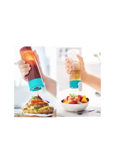 Duru Sosluk 2'li Siyah Yağlık Sirkelik Sosluk 360 Ml Hsgl Turkuaz