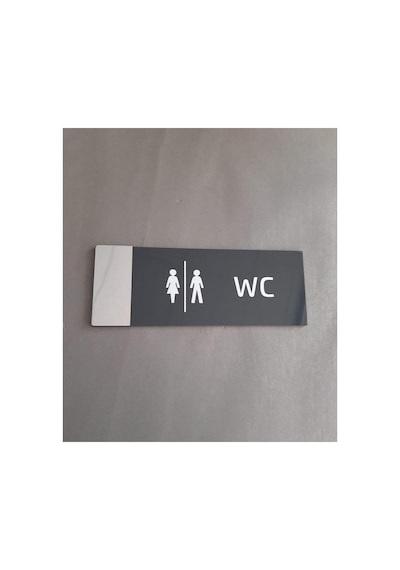 Smartad Aynalı Klasik Seri Wc Yönlendirme Tabelası