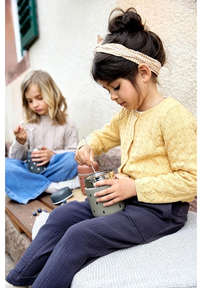 Lassig Happy Prints Yemek Termosu Light Olive Açık Yeşil Çok Renkli